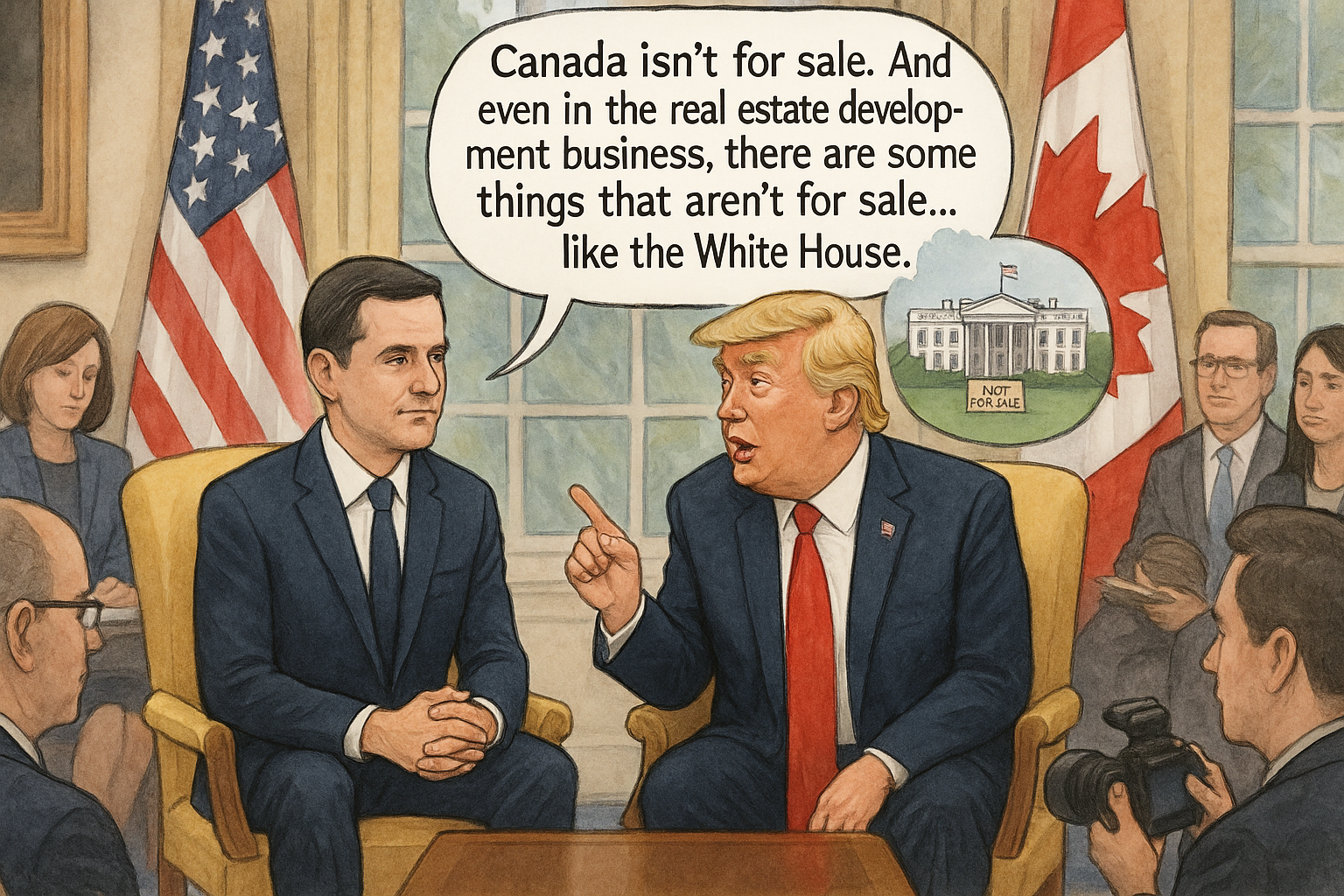 Le Canada n’est pas à vendre… Carney et l’ingéniosité de la confrontation avec Trump