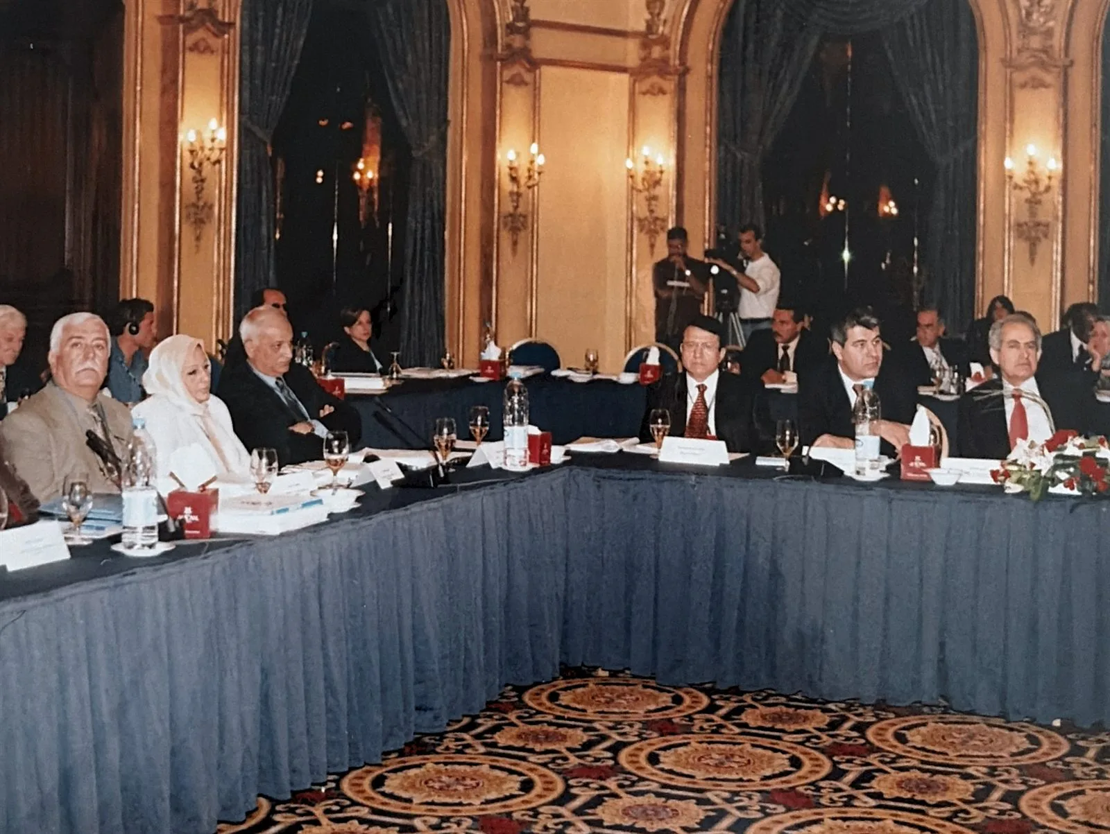 Dr. Alaa Mahmoud Al Tamimi at an international roundtable