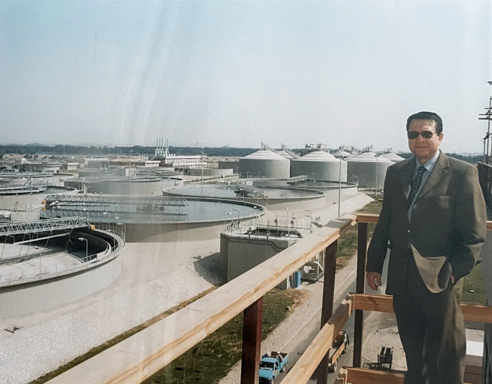 Dr. Alaa Mahmoud Al Tamimi at a water treatment plant
